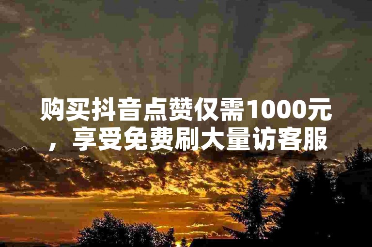 购买抖音点赞仅需1000元，享受免费刷大量访客服务的网站 - 提供一元10万QQ空间访客量 - 快速下单的QQ空间点赞平台。