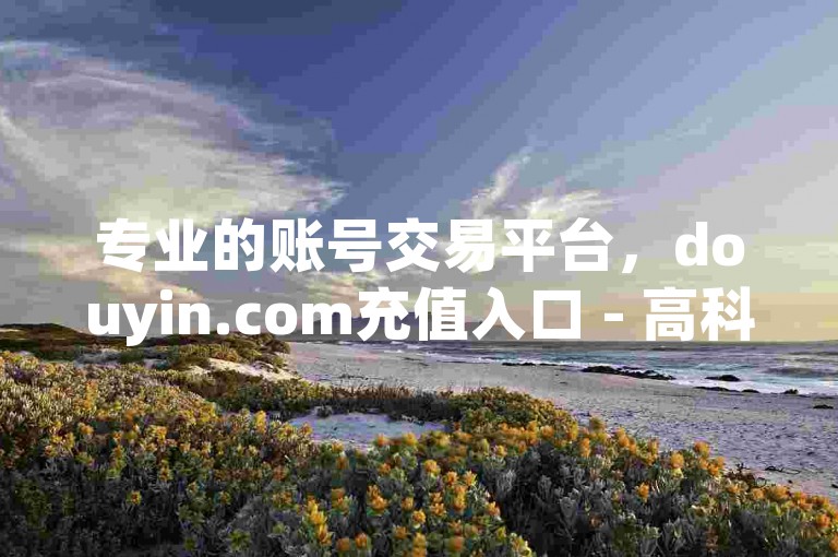专业的账号交易平台，douyin.com充值入口 - 高科技流量吸引工具 - 拼多多辅助工具v3最新版本