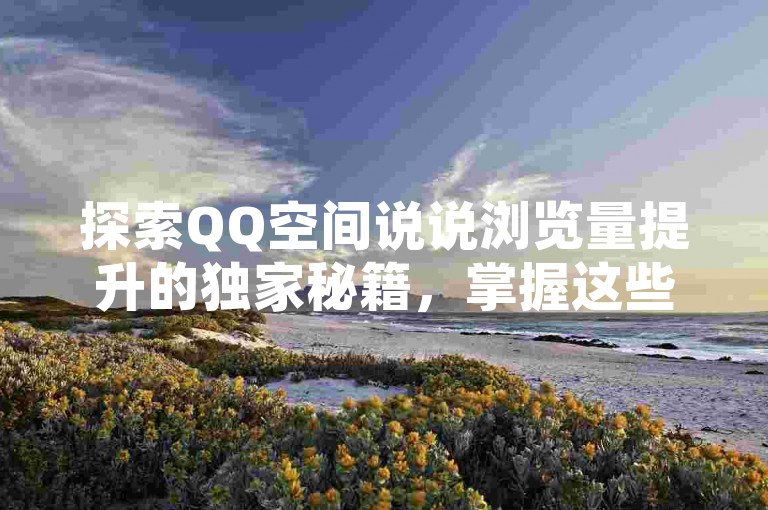 探索QQ空间说说浏览量提升的独家秘籍，掌握这些技巧，让你的动态在2025年成为焦点！