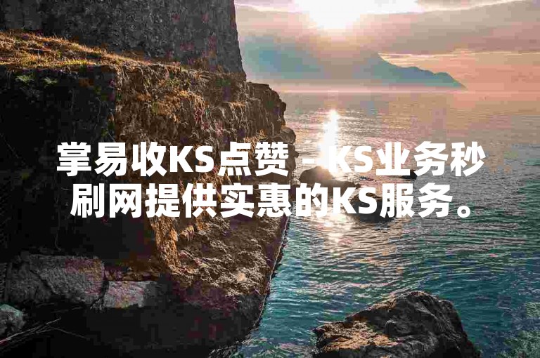 掌易收KS点赞 - KS业务秒刷网提供实惠的KS服务。
