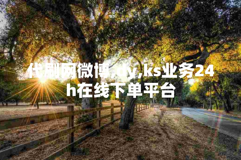 代刷网微博,dy,ks业务24h在线下单平台