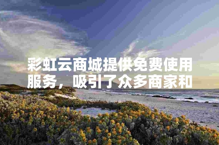 彩虹云商城提供免费使用服务，吸引了众多商家和消费者。