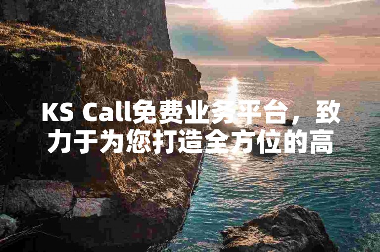 KS Call免费业务平台，致力于为您打造全方位的高效解决方案。
