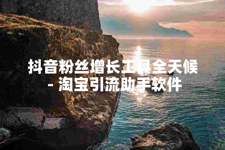 抖音粉丝增长工具全天候 - 淘宝引流助手软件