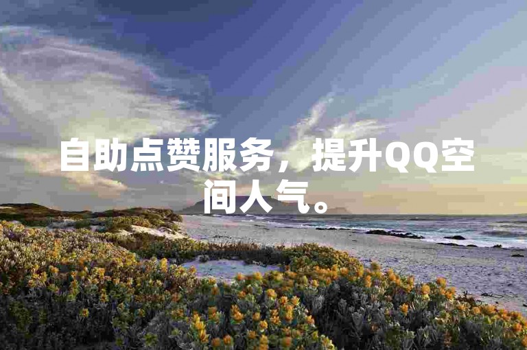 自助点赞服务，提升QQ空间人气。