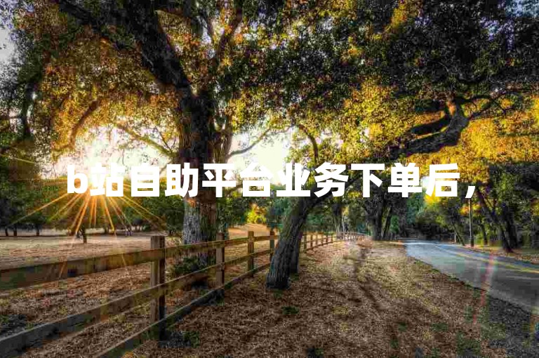 b站自助平台业务下单后，500有效粉丝将在一小时内完成增长。