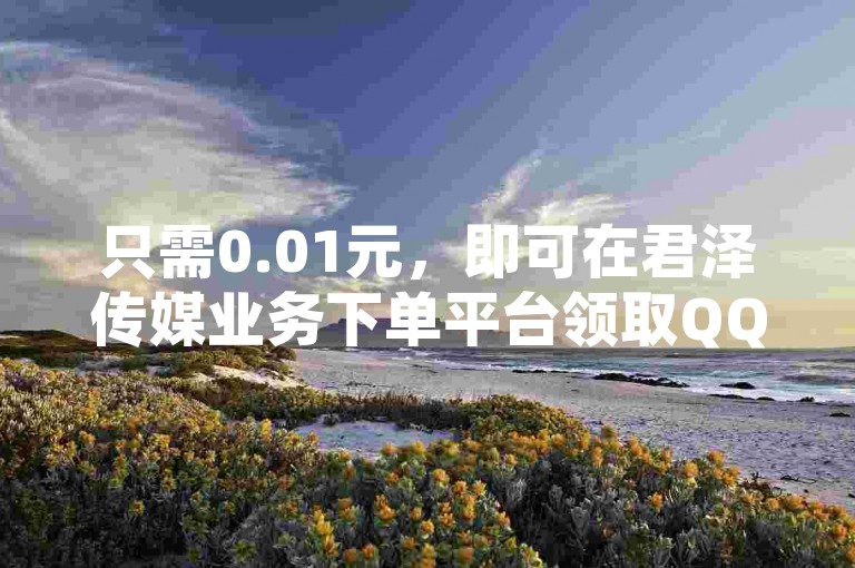 只需0.01元，即可在君泽传媒业务下单平台领取QQ超级会员一年，还有快手一元100攒链接等你来体验。