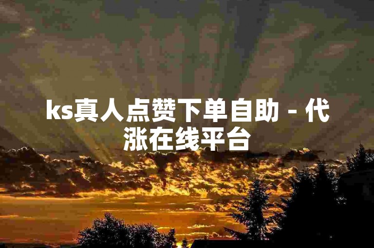 ks真人点赞下单自助 - 代涨在线平台