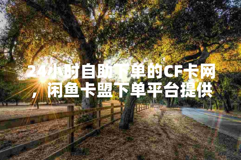 24小时自助下单的CF卡网，闲鱼卡盟下单平台提供全网最低价的QQ刷钻服务，并有点赞推广功能。