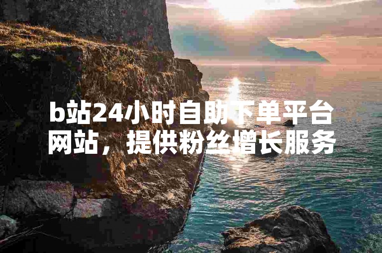 b站24小时自助下单平台网站，提供粉丝增长服务。