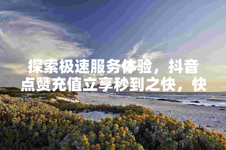 探索极速服务体验，抖音点赞充值立享秒到之快，快手二十四小时不间断低价下单平台，粉丝专属链接等你来点！