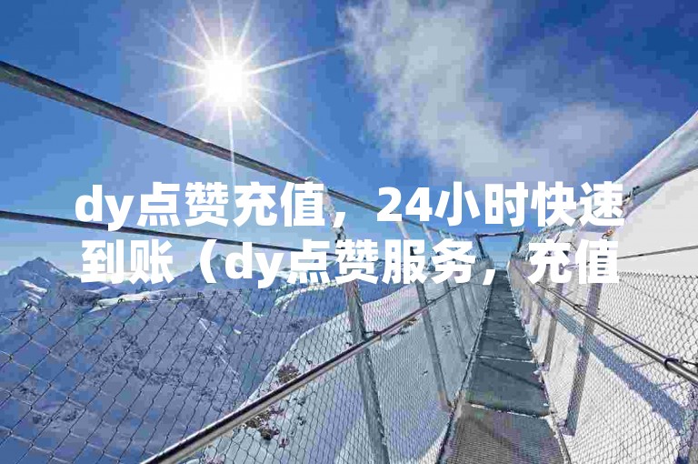 dy点赞充值，24小时快速到账（dy点赞服务，充值后24小时内迅速到账）