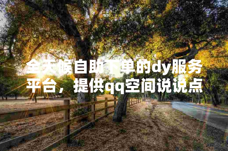 全天候自助下单的dy服务平台，提供qq空间说说点赞及访客量增加的便捷途径。