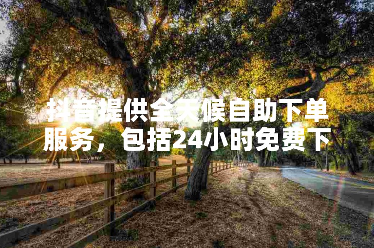 抖音提供全天候自助下单服务，包括24小时免费下单选项，同时还有QQ说说秒赞和KS业务自助下单软件的最低价格服务。