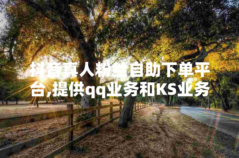 抖音真人粉丝自助下单平台,提供qq业务和KS业务下单服务 - 专业的社交媒体增长解决方案网站。