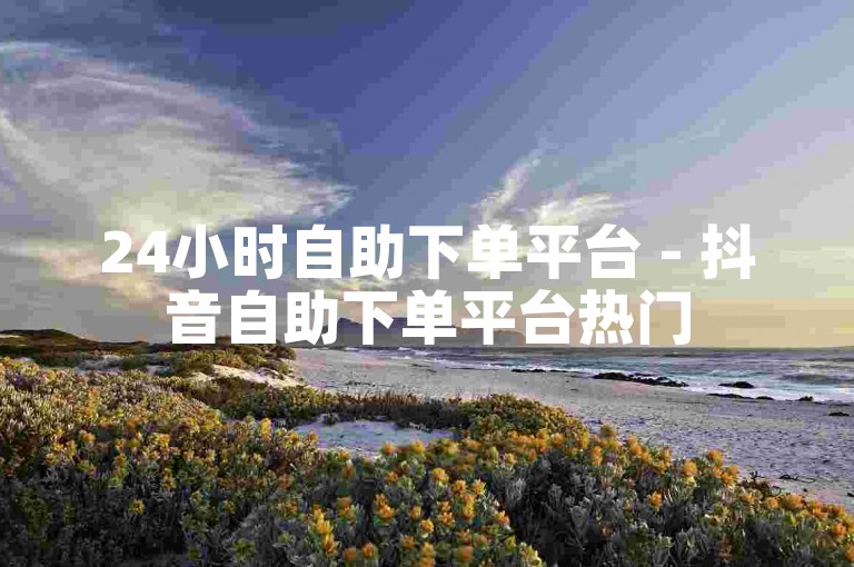 24小时自助下单平台 - 抖音自助下单平台热门
