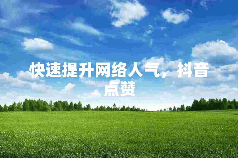 快速提升网络人气，抖音点赞5000仅需一秒，微博粉丝10000个，价格优惠。