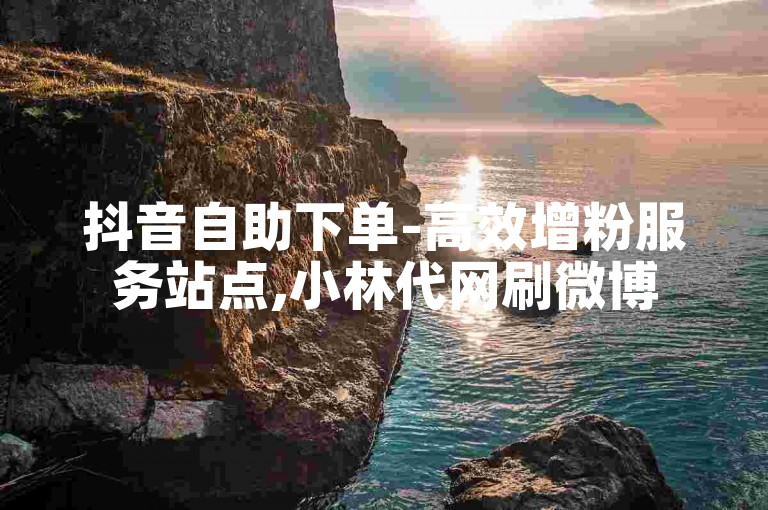 抖音自助下单-高效增粉服务站点,小林代网刷微博