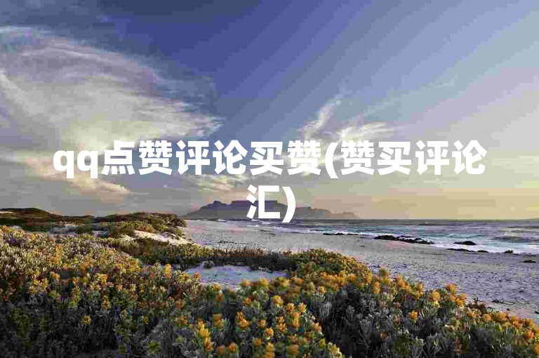 qq点赞评论买赞(赞买评论汇)