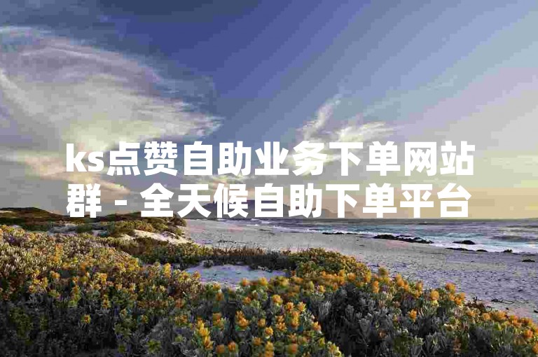 ks点赞自助业务下单网站群 - 全天候自助下单平台，价格实惠。