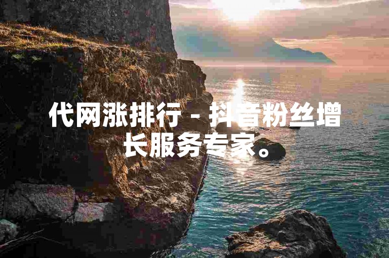 代网涨排行 - 抖音粉丝增长服务专家。