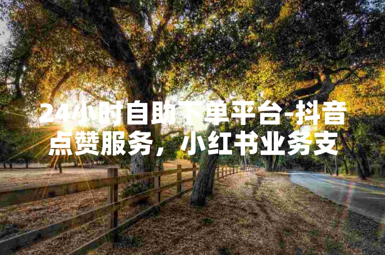 24小时自助下单平台-抖音点赞服务，小红书业务支持。