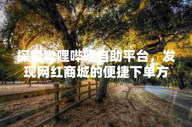 探索哔哩哔哩自助平台，发现网红商城的便捷下单方式，尽享24小时不间断服务，同时寻找qq刷钻服务的全网最优价格。
