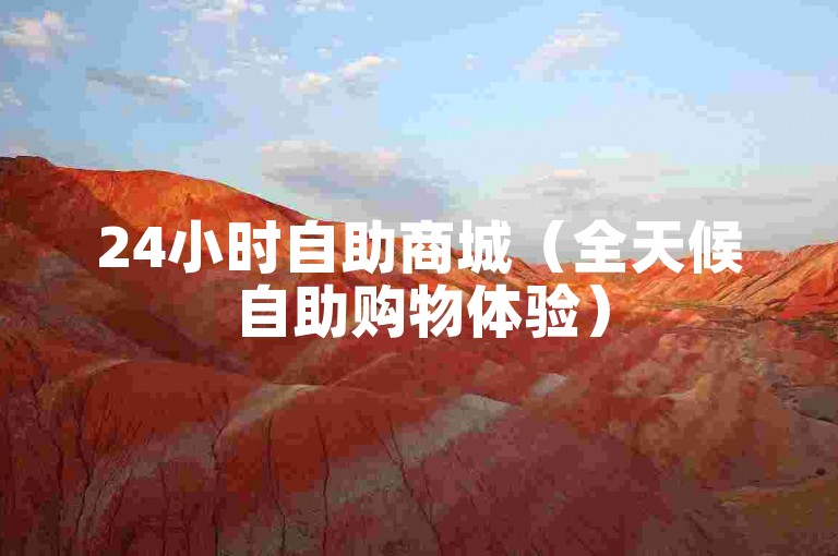 24小时自助商城（全天候自助购物体验）