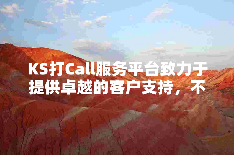 KS打Call服务平台致力于提供卓越的客户支持，不断优化用户体验。