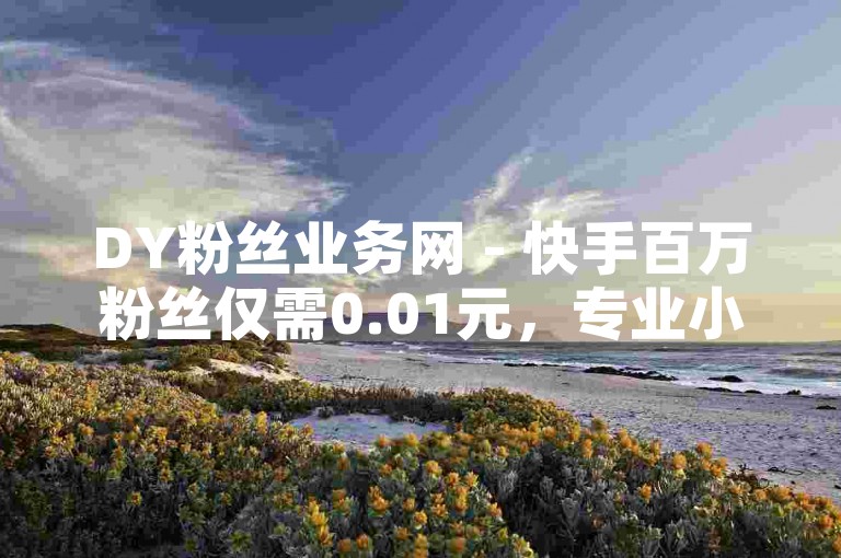 DY粉丝业务网 - 快手百万粉丝仅需0.01元，专业小白龙马山房产装修网站。