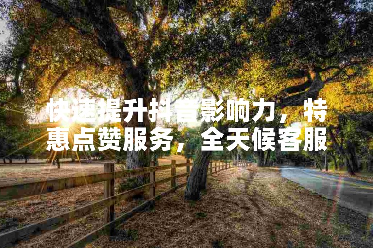 快速提升抖音影响力，特惠点赞服务，全天候客服支持，官方认证充值平台 - 您的抖音加速助手。