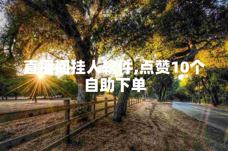 直播间挂人软件,点赞10个自助下单