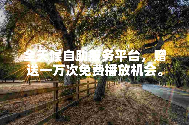 全天候自助服务平台，赠送一万次免费播放机会。