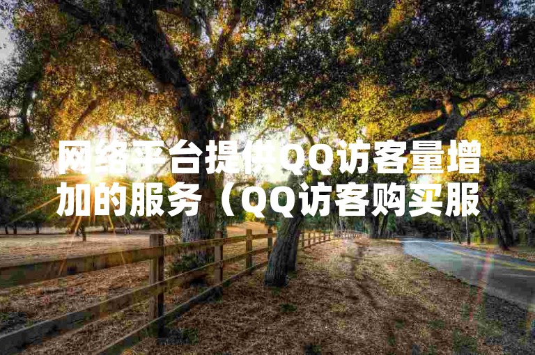 网络平台提供QQ访客量增加的服务（QQ访客购买服务）。
