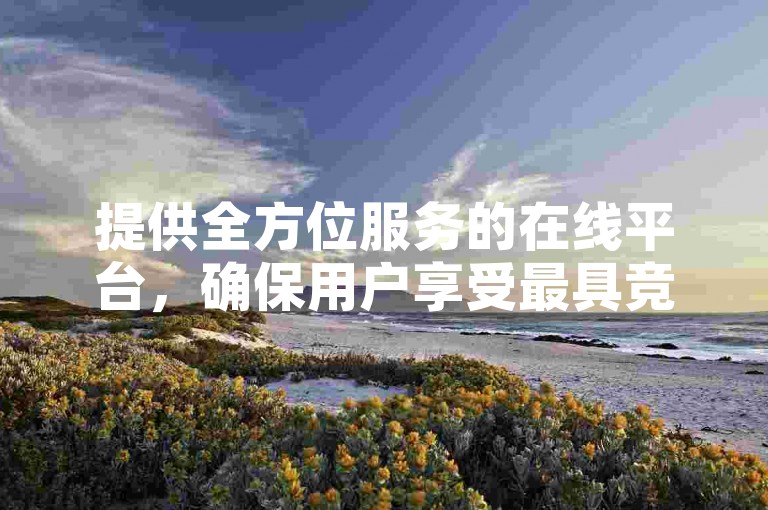 提供全方位服务的在线平台，确保用户享受最具竞争力的价格。