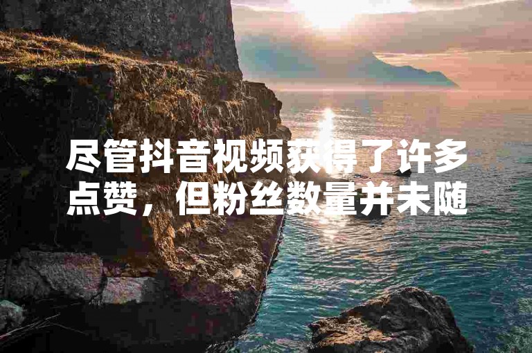 尽管抖音视频获得了许多点赞，但粉丝数量并未随之增长，这背后的原因究竟是什么呢？