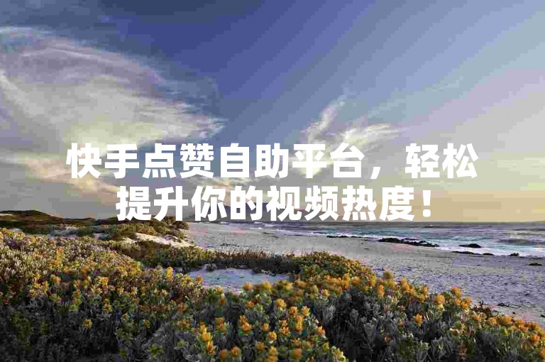 快手点赞自助平台，轻松提升你的视频热度！