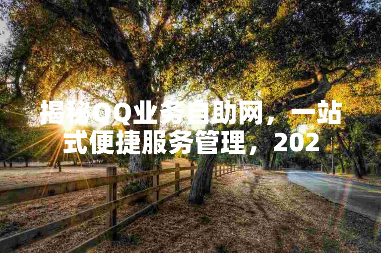 揭秘QQ业务自助网，一站式便捷服务管理，2025年必备技能！