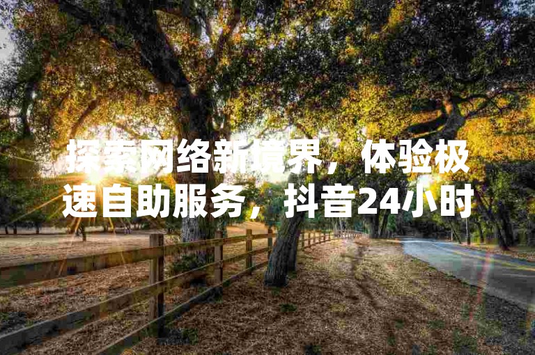 探索网络新境界，体验极速自助服务，抖音24小时自助推广下单平台，评论接单app - 穿越火线手游自动发卡平台 - qq自助下单平台。