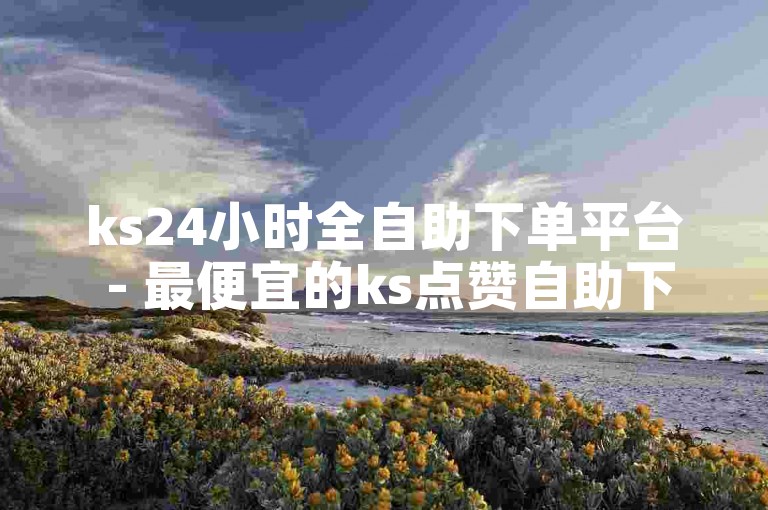 ks24小时全自助下单平台 - 最便宜的ks点赞自助下单