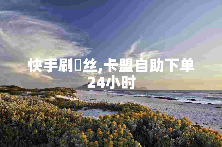 快手刷枌丝,卡盟自助下单24小时