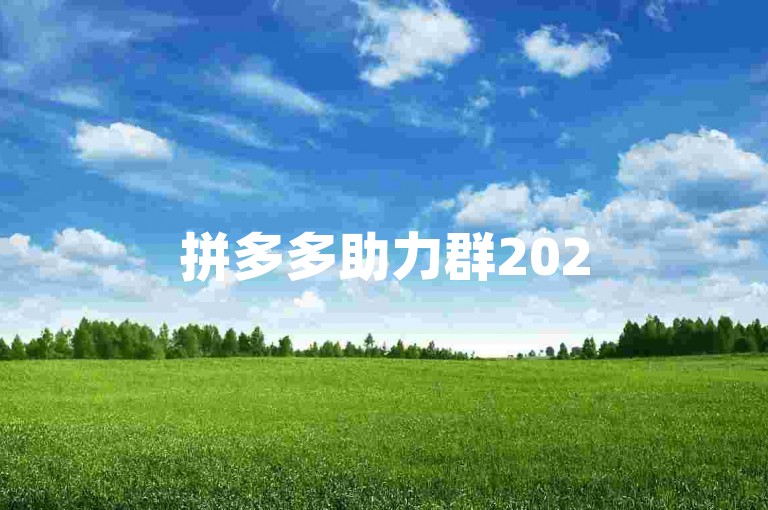 拼多多助力群2025，共创互助共赢的购物新纪元